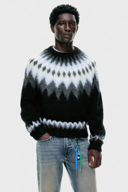 Jersey en punto jacquard Loose Fit - H&m фото 5