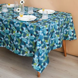 Скатерть Этель Папоротник 110х149 см, 80% хл, 20% пэ, сатин 110 г/м2  фото 2