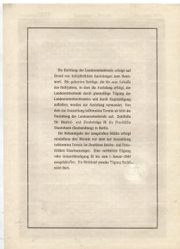 Облигация 4,5% 1000 рейхсмарок 1935 года Германия