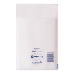 Набор крафт-конвертов с воздушно-пузырьковой плёнкой Mail lite B/00, 12 х 21 см, 10 штук, white