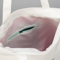 Шопер на молнии с подкладкой, цвет белый - Simaland фото 5