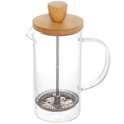 Френч-пресс 350мл "Хай-Тек" с бамбуковой крышкой