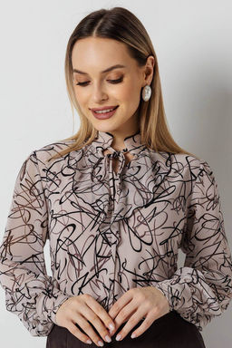 Блузка женская 7080/13/Бежевый - Rise фото 2