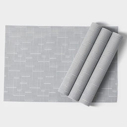 Набор салфеток сервировочных Доляна Шер, 4 шт, 3045 см, цвет серый  фото 2