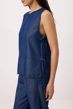 Mavi More Sustainable %100 Tencel Denim Bluz TWOSS26BZ00515