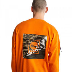 Мужская толстовка Timberland Sweatshirt CNY Crew Neck Relaxed оранжевая фото 8
