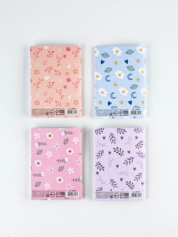 Блокноты, А6, 32 л., набор 4 шт. «Цветы»