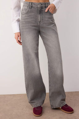 Mavi Yuksek Bel Bel Wide Leg Jeans TWOAW26JE00079 - Trendyolmilla фото 15