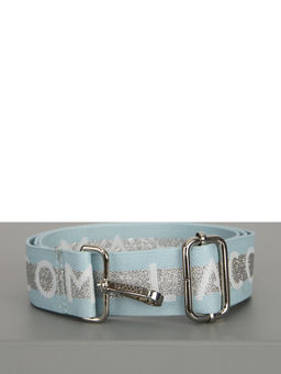 LACCOMA ремень 1000-3,8-голубой полиэстр