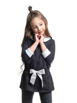 Футболка для девочки UD 1228 черный - Mini maxi фото 3