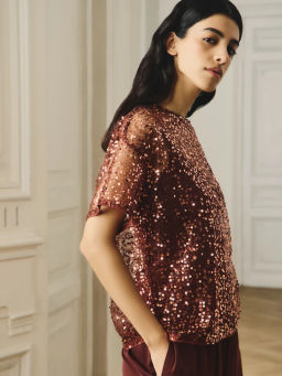 Топ из пайеток / Zarina