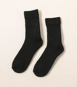 Носки р.40-45 Шерстяные Чёрные - Krumpy фото 2