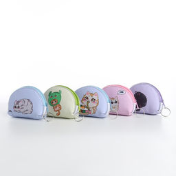 Цена за 2 шт. Кошелёк детский Cat Выбражулька, маленький, монетница, МИКС