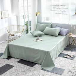 КПБ Mency однотонный с вышивкой MENO005 1.5 спальный