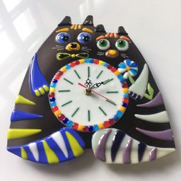 Настенные часы Влюбленные коты - Стрекоза фото 10