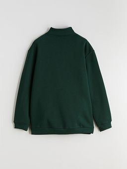 Dik Yaka Erkek ?ocuk Sweatshirt
