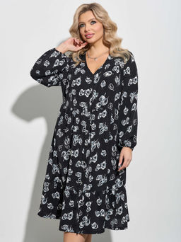 Платье 0296-1п чёрный - Dora фото 8