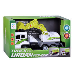 Машина "Грузовик экскаватор" в коробке