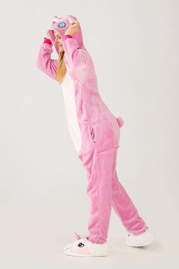 Пижама кигуруми Стич розовый