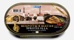 Шпроты в масле из балт.кильки 175г ключ ТМ БАРС