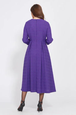 Платье твид 2495 фиолетовый - Eola фото 3