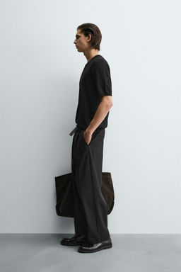 V-NECK KNIT T-SHIRT - Zara фото 4