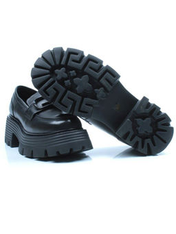 03-5932 BLACK Лоферы женские (натуральная кожа)