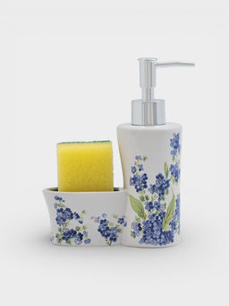 Дозатор для моющего средства с подставкой для губки Доляна «Лоза», 250 мл