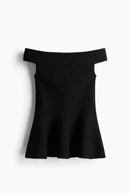 Top off-the-shoulder con peplum
