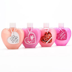 Гель для душа Love story, 430 мл, аромат клубничная карамель, ЧИСТОЕ СЧАСТЬЕ  фото 9