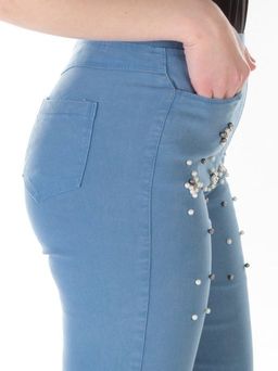 8903 Джеггинсы женские (70% хлопок, 30% стрейч) - Фабричный китай фото 5