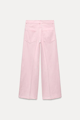 STRAIGHT-LEG COLOURED TROUSERS - Zara фото 4