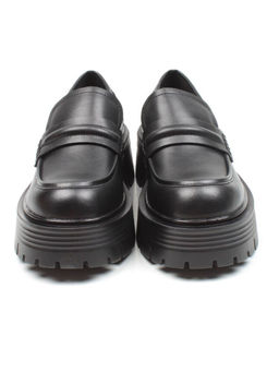 03-C1815-1 BLACK Лоферы женские (натуральная кожа)