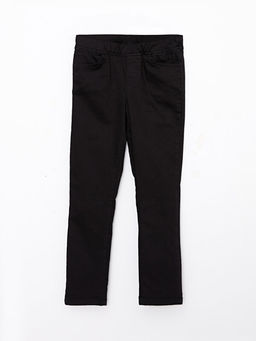 Beli Lastikli Basic K?z ?ocuk Pantolon