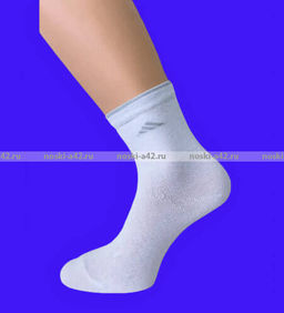 Цена за 5 пар. 5 ПАР - ЮстаТекс носки мужские укороченные спортивные 1с20 с лайкрой СЕРЫЕ