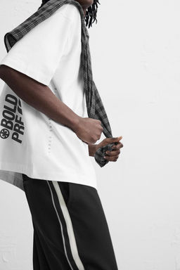 CONTRAST PRINT T-SHIRT - Zara фото 6