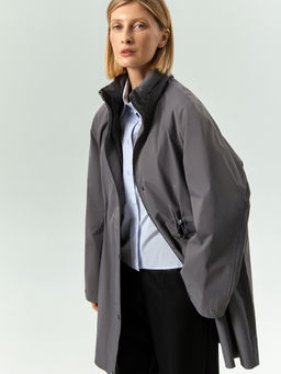 Плащ с потайным капюшоном, T046/reyna