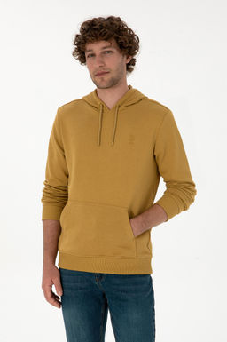 Erkek Ye_il Basic Sweatshirt Sepette S_rpriz _ndirim
