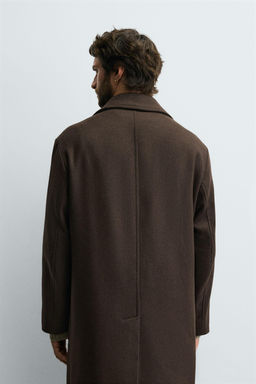 RELAXED FIT WOOL COAT