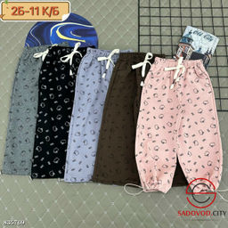 Штаны для девочки с принтом