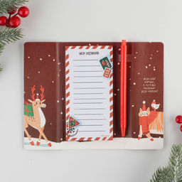 Набор Новогодняя почта, планинг-стикеры 30 л, ручка пластик - Artfox фото 13