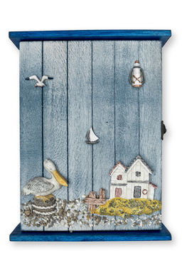 Ключница деревянная 20*29 см, №13 (в ассортименте) - Больше подарков фото 4