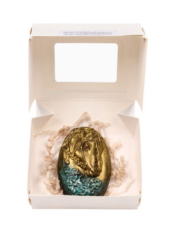 Шоколадная фигурка Лошадь в цветах, кондитерская глазурь, 65 г