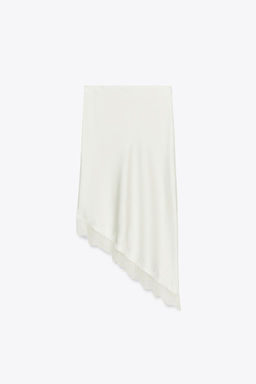 SATIN LACE SKIRT - Zara фото 8