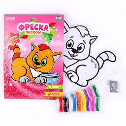 Фреска для самых маленьких Мур! Мяу! + блёстки