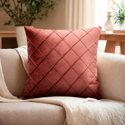 Наволочка декоративная Этель Соло, цвет пыльная роза, размер 43х43 см  фото 5