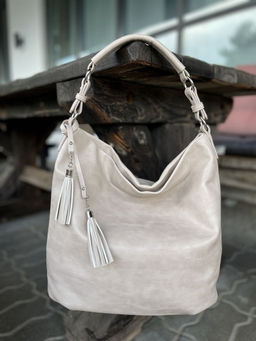 Женская сумка хобо из эко кожи 0012 Хаки