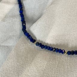 Чокер с подвеской из Лазурита 42 см +