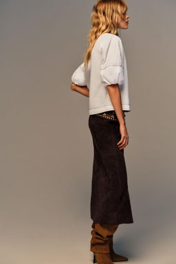 PUFF SLEEVE TOPSTITCH SHIRT - Zara фото 5