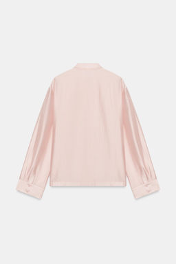 CAMISA SATINADA ALAMARES ZW COLLECTION / Rosa pastel